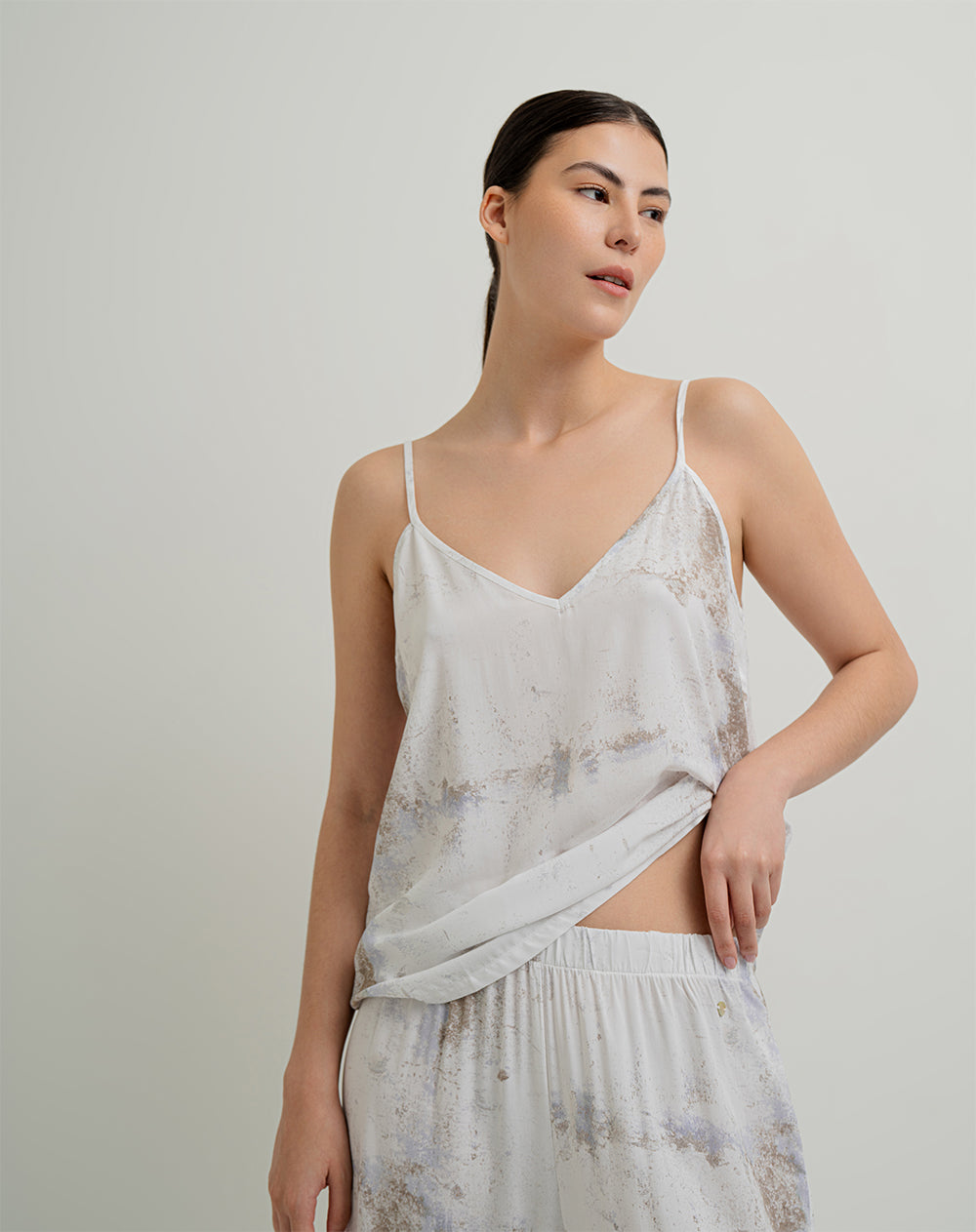 Pijamas punto fashion blanco mujer