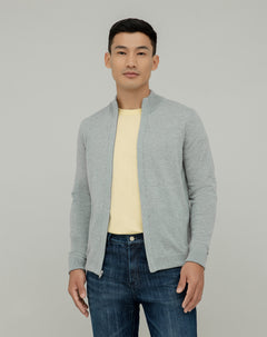 Saco regular fit gris jaspe