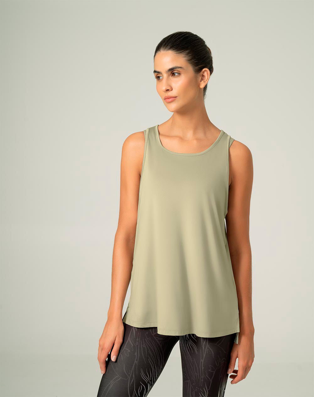 Camiseta regular fit verde