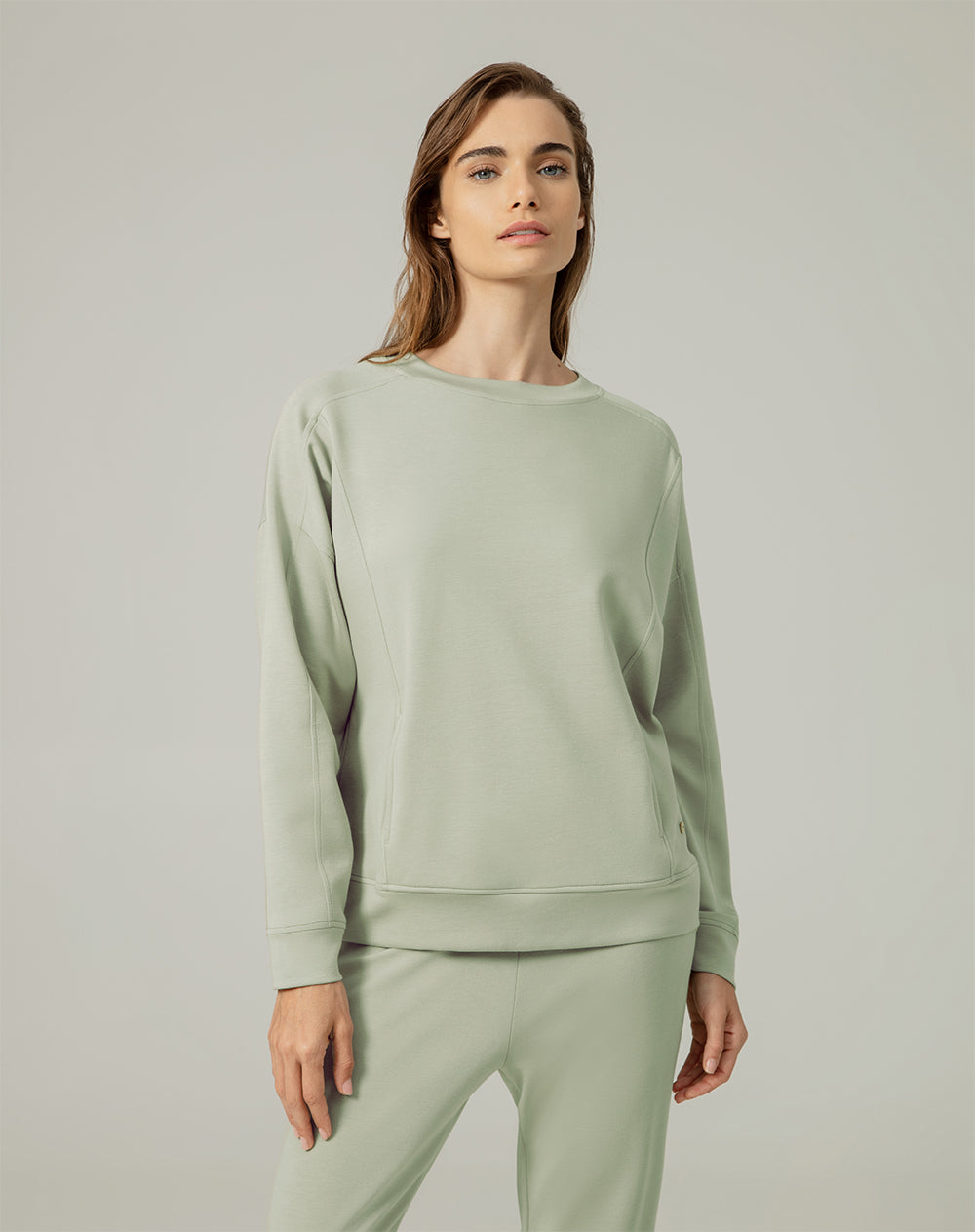 Buzo oversized fit verde