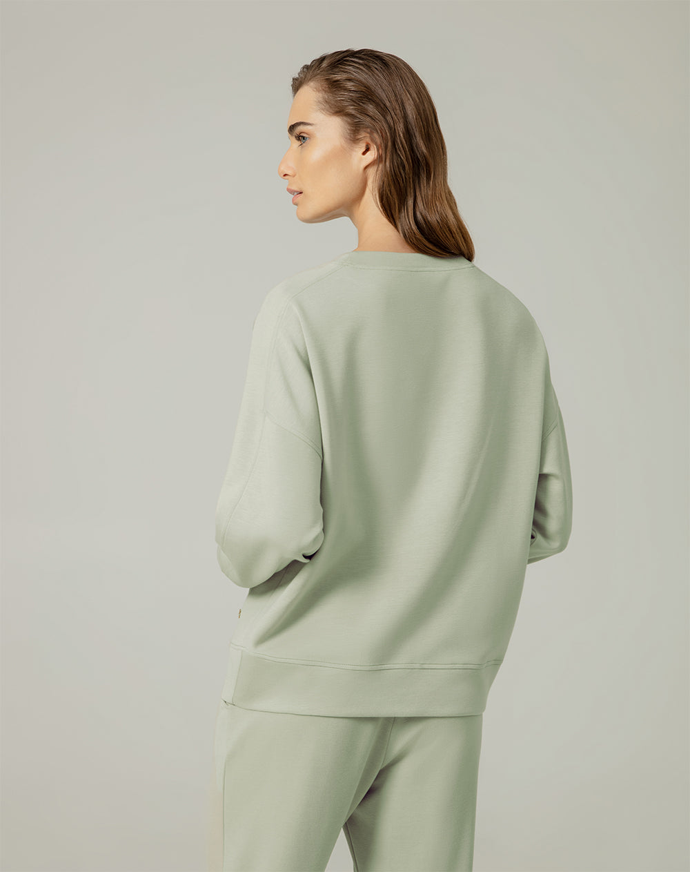 Buzo oversized fit verde