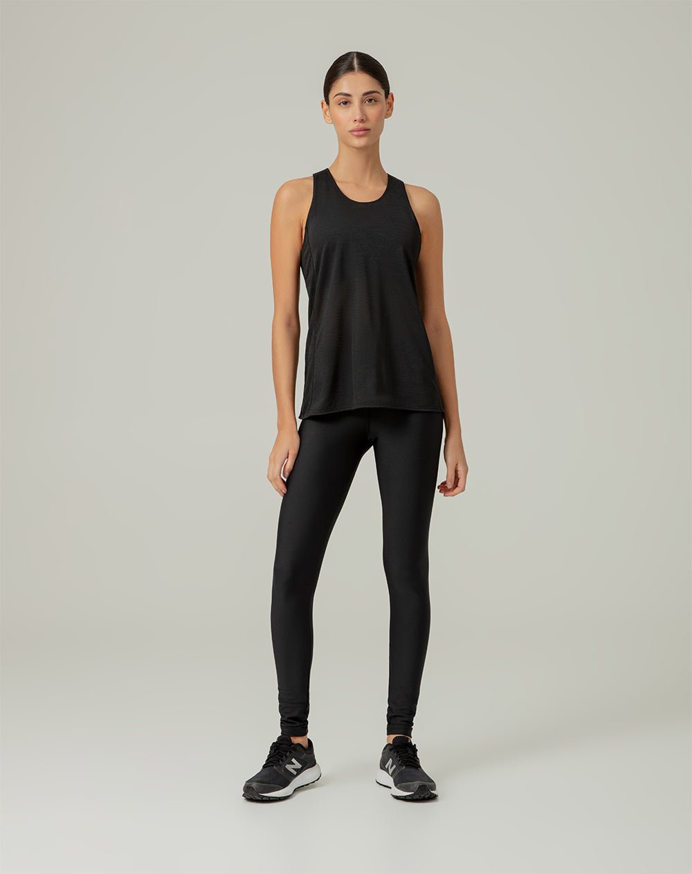 Legging sin costuras con control de abdomen negro