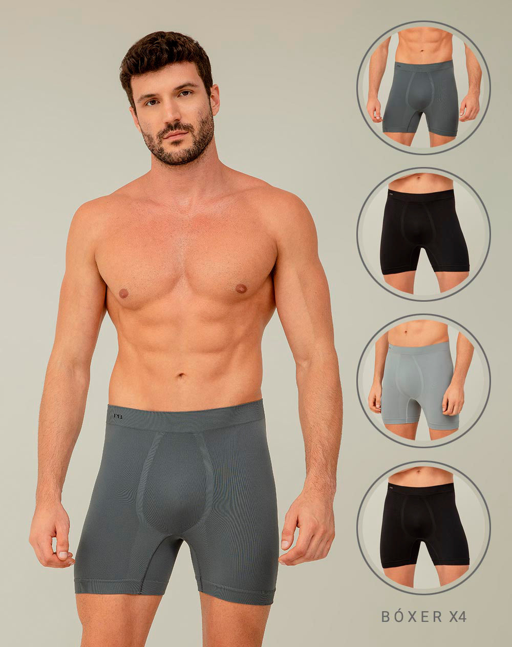 Boxer de lycra fashion hombre