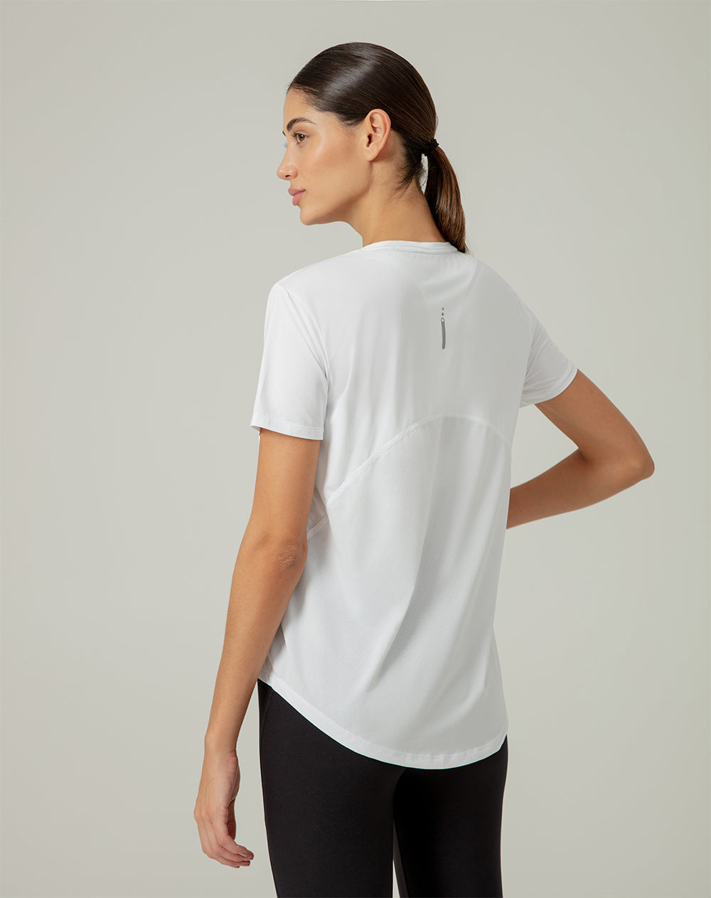 Camiseta kowi regular fit manga corta blanca