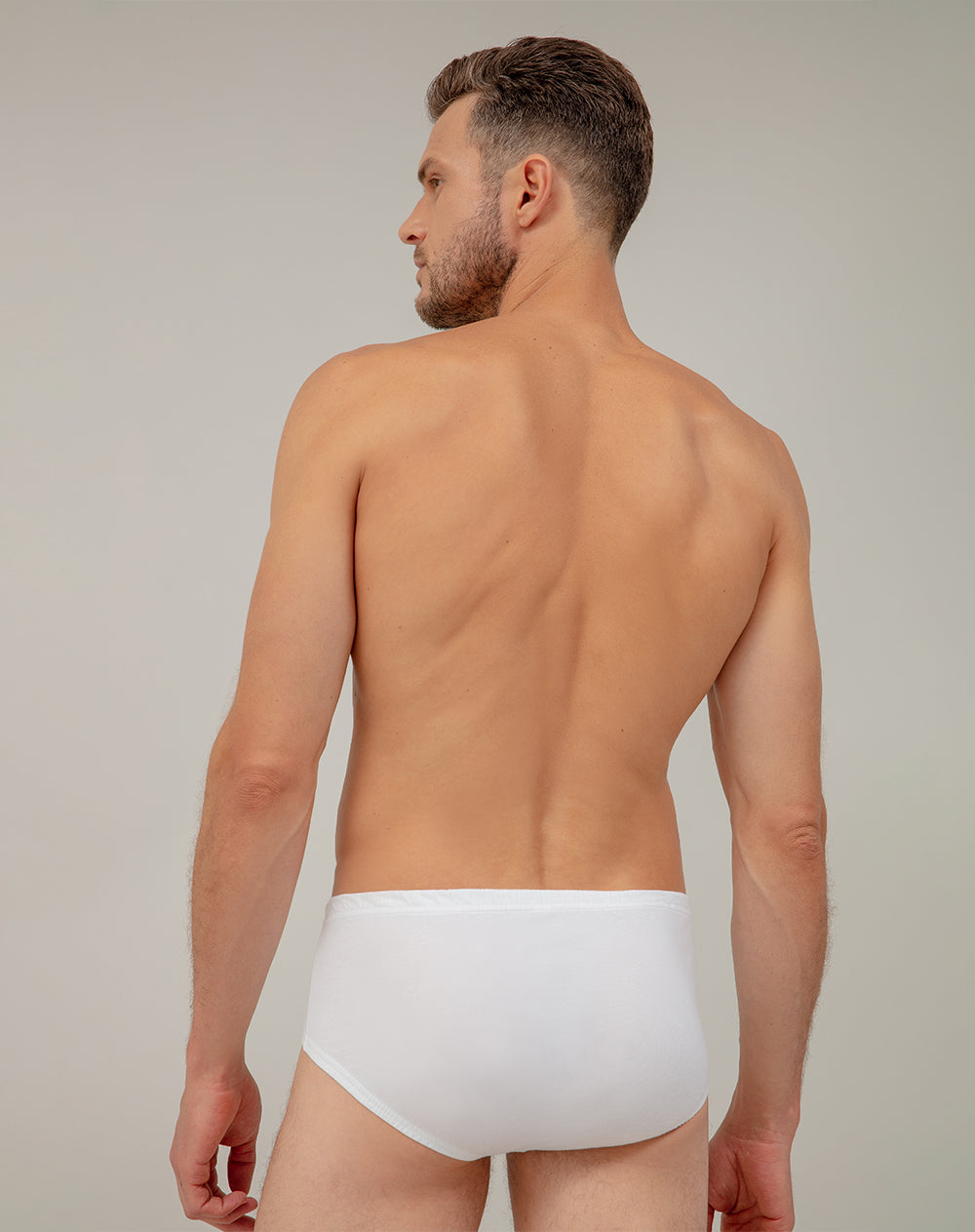 3 pantaloncillos Londres clasico elastico recubierto blanco