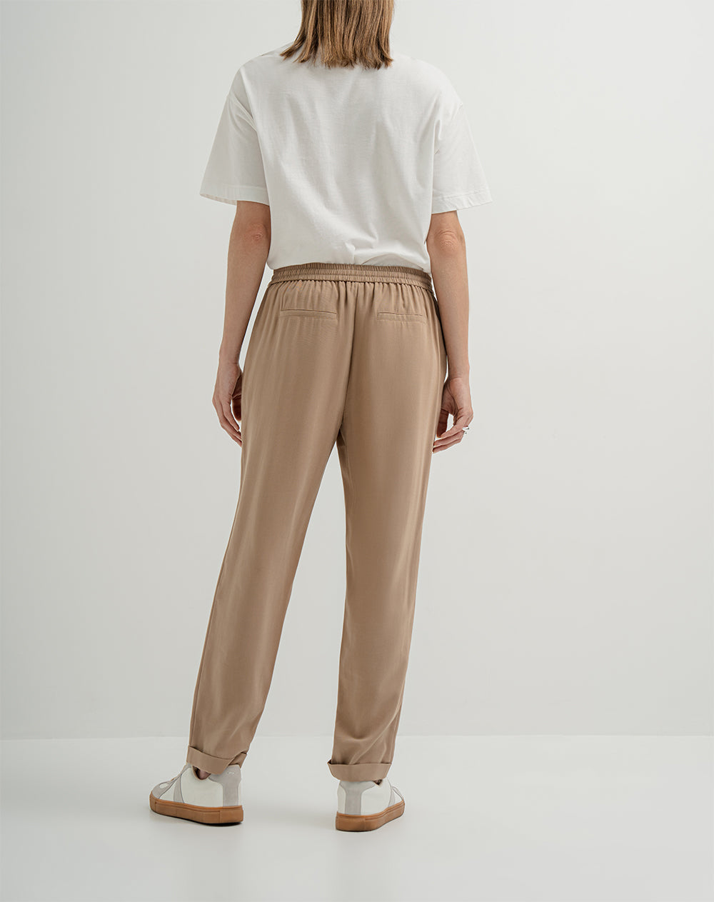 Pantalón Marat loose fit tiro medio khaki