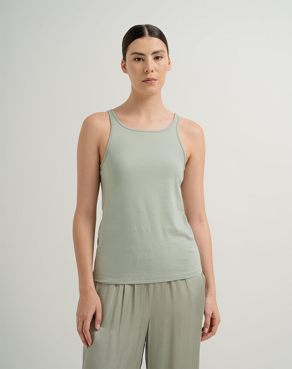 Camiseta relaxed fit verde