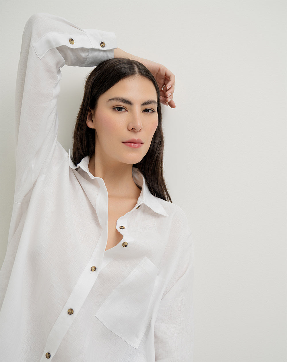 Camisa blanca clasica mujer on sale