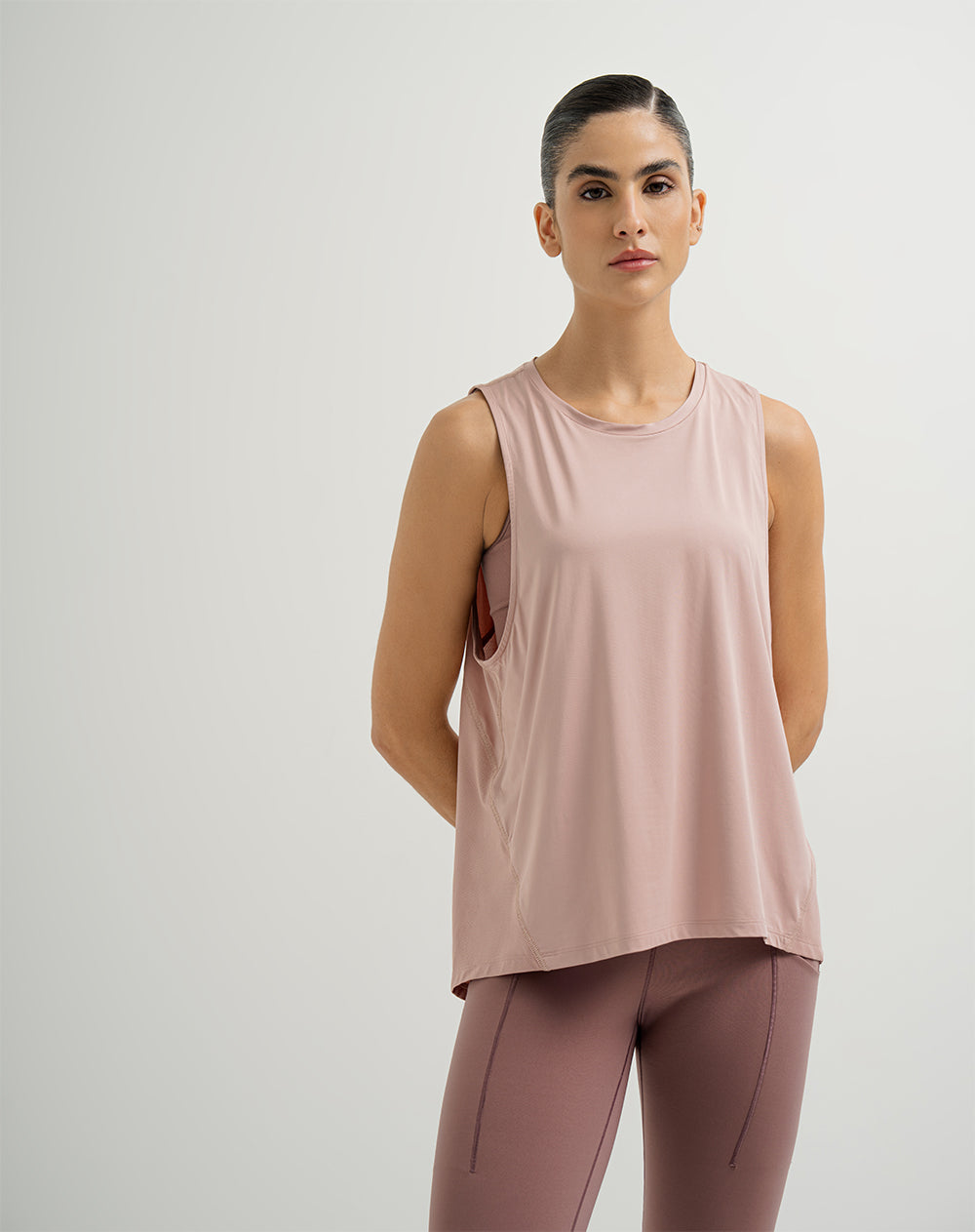 Camiseta regular fit palo de rosa