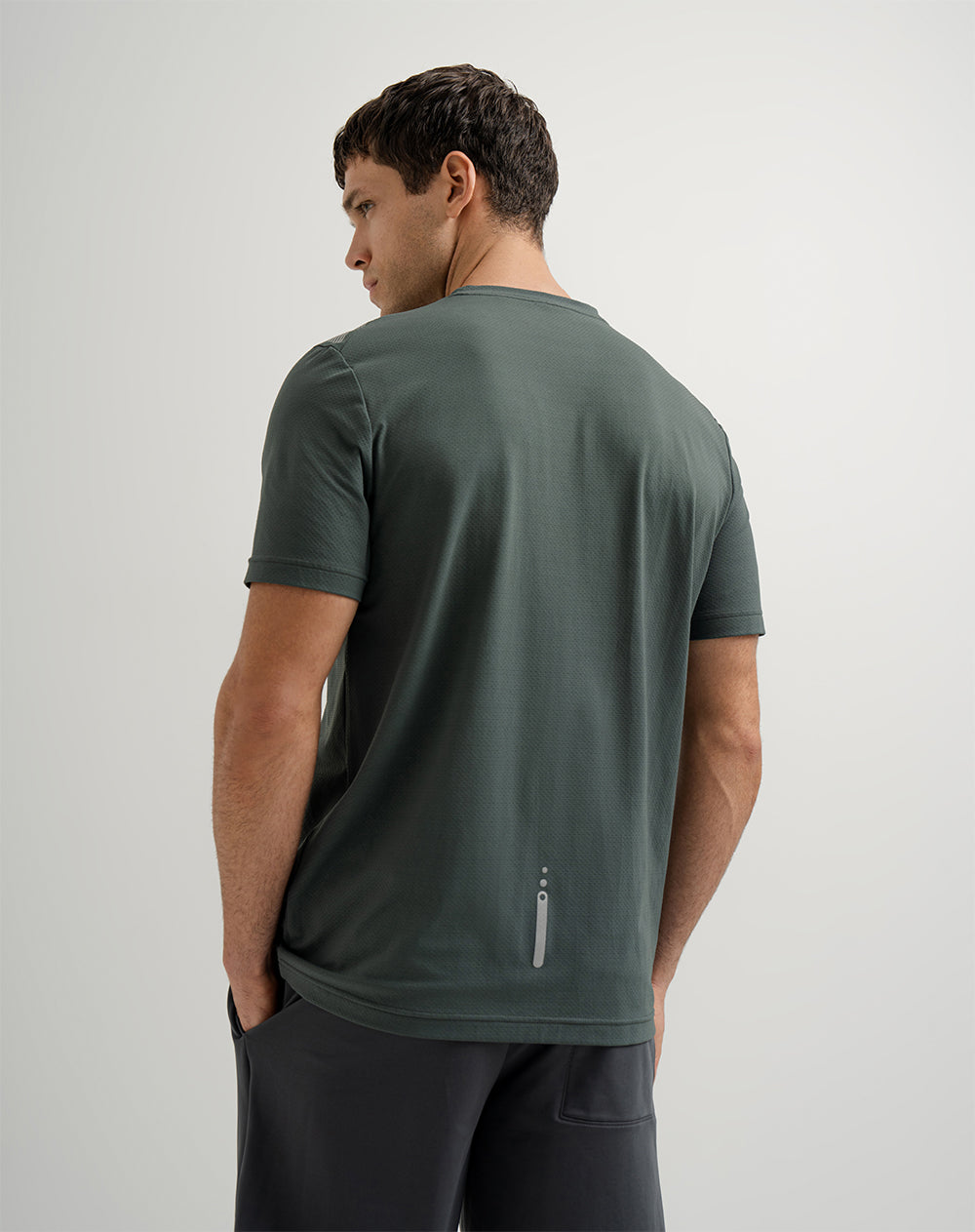 Camiseta regular fit manga corta verde