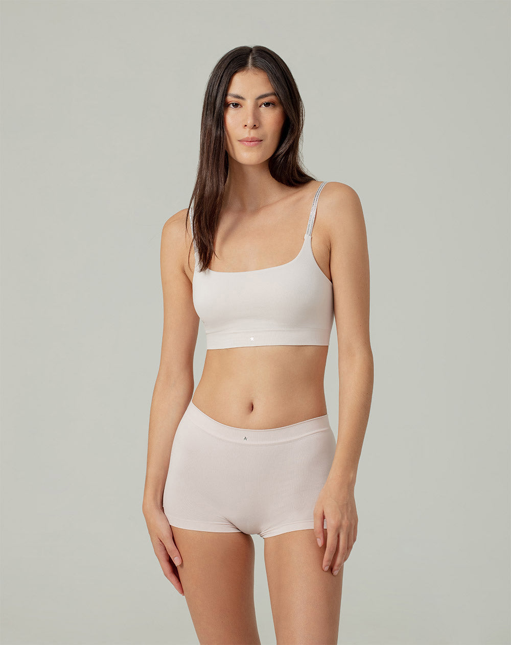 Panty tipo bóxer seamless x2 unds sin costura surtidos