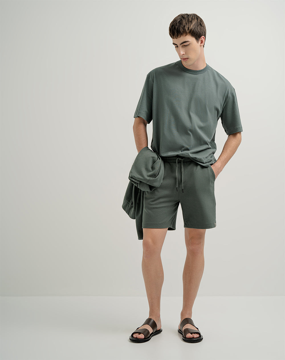 Bermuda regular fit verde