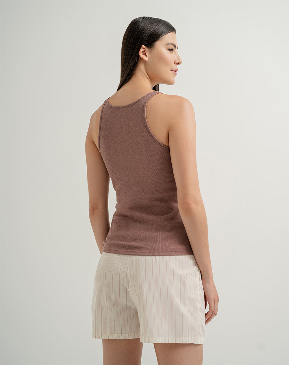 Camiseta relaxed fit palo de rosa