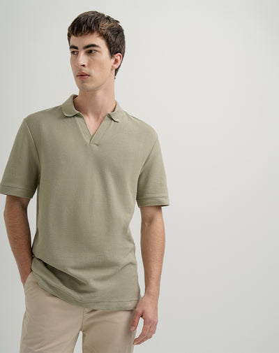 Polo regular fit verde