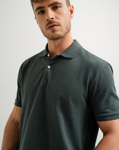 Polo regular fit verde