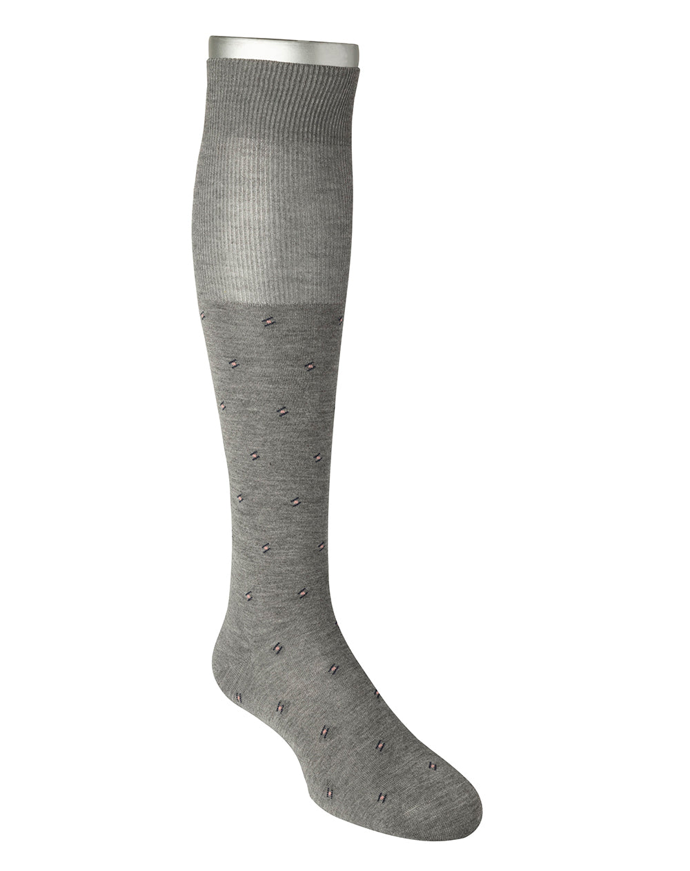 Medias largas rodilla gris dibujo
