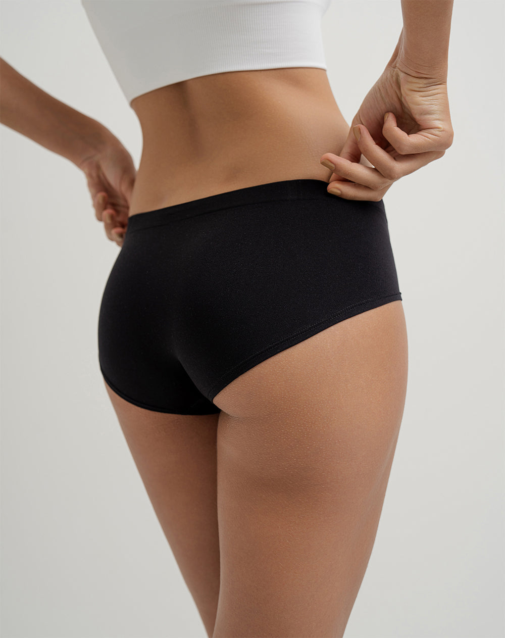 Panty cachetero seamless sin costura negro