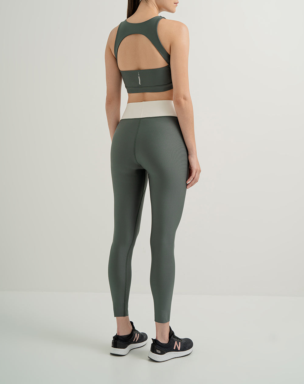 Legging tiro medio verde