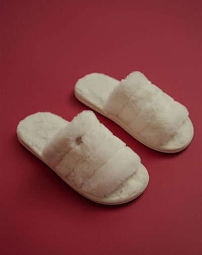 Zapatos pantufla beige