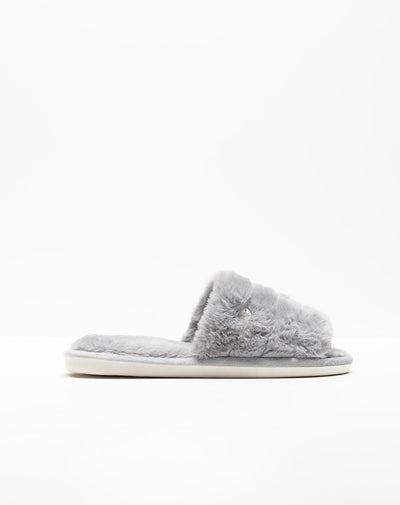 Zapatos pantufla gris